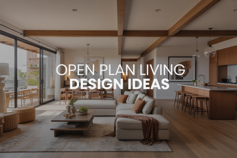 open plan living design ideas